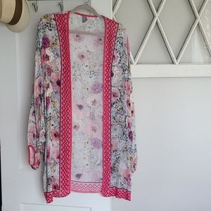 Anthropologie Floral Kimono